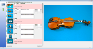 Images assigned to a lot